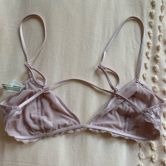 Free People Bralette (New) - Lilac floral lace - size medium (Not used!) - Picture 8 of 12